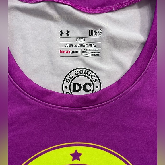 Under Armor DC Comics Wonder Woman compression running shirt athletic large - Picture 3 of 5